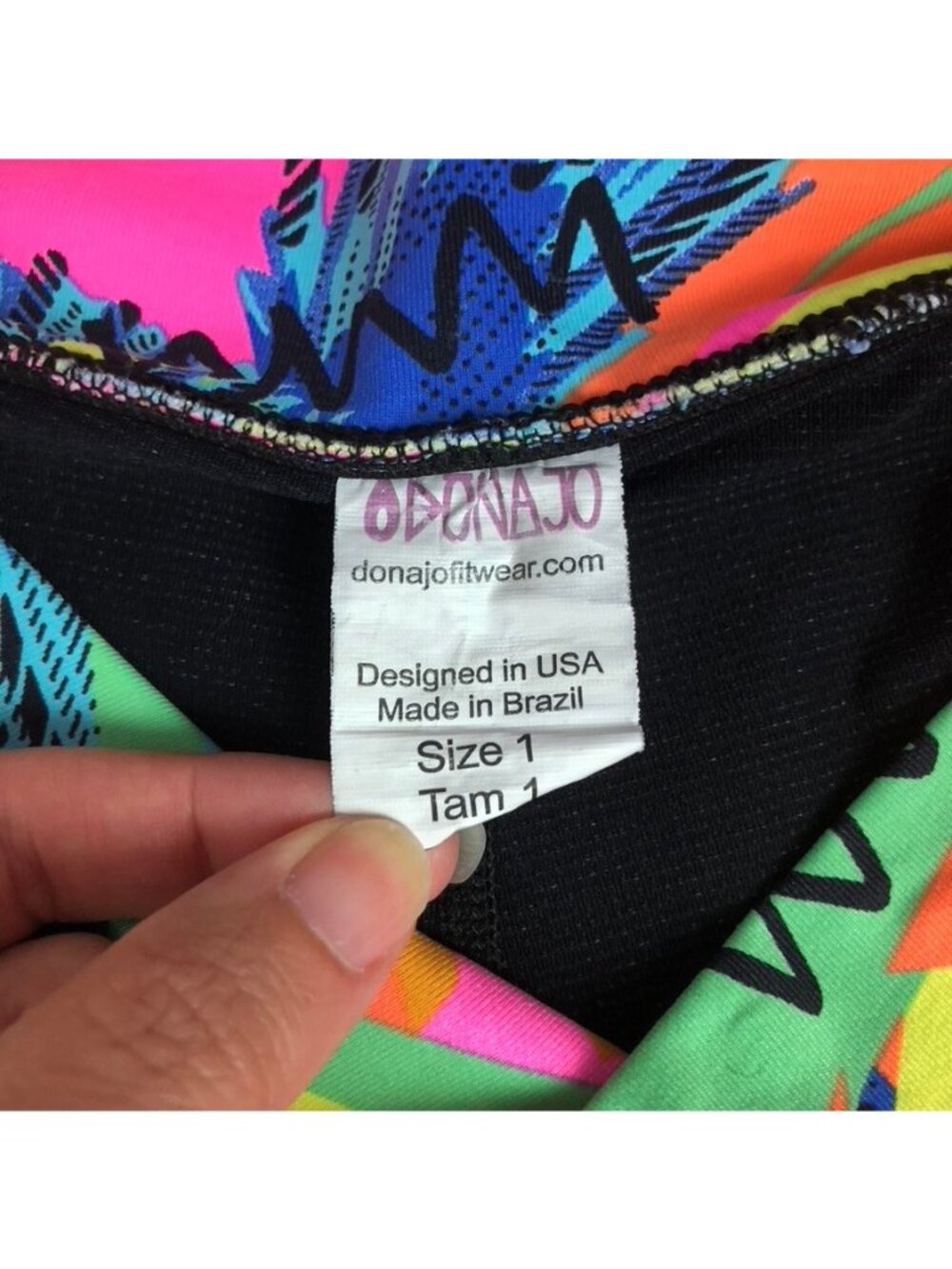 Dona Jo Bird Print Ultimate Skirt Skirt Size 1 Medium Tennis Pickleball - Picture 6 of 7